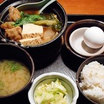 Torigen - 鶏すき焼き鍋定食￥950