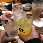 そうや - 6人で乾杯＼(^o^)／