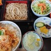 古奈金 - 料理写真:天丼とせいろ蕎麦のセット。