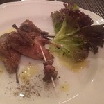 ズッペリア オステリア ピティリアーノ - ヒヨドリ炭火焼き