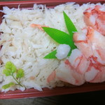 Hokkaidou Kanishougun - かにのちらし寿司(角度を変えて)