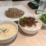 Soba Ristorante na-ru - 日替りBクラムチャウダーつけそば¥1,100