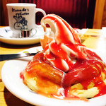 Komeda Kohi Ten - いちごチョコシロノワール