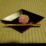 瓢亭 - 水菓子の後に「嘯月」