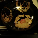 瓢亭 - 初めて使っていただいた見事な蒔絵