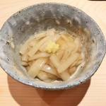 新ばし 星野 - 芋茎の吉野煮