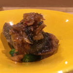 一碗水 - 素菜XO炸皮蛋(揚げピータンと野菜で作ったXO醤ソース)