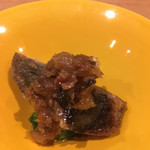 一碗水 - 素菜XO炸皮蛋(揚げピータンと野菜で作ったXO醤ソース)