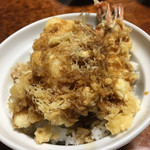 伊豆家 - 天丼¥1200-(エビ1.イカ1.魚1)