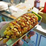 レインボーモッツァレラハットグ