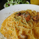 イタリアンバールエル - ベーコンとバターナッツカボチャクリームパスタ