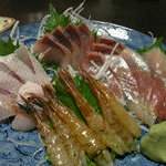 海女小屋 - 刺し身盛り合わせ