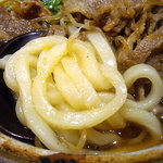 Shikadayaniruto - 「すきやきうどん定食」の麺