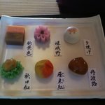 茶寮 宝泉 - 生菓子サンプル　これを全部食べてみたい