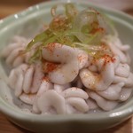 旬の肴と旨い酒 小鈴 - タチの湯通し