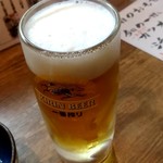 Hamayaki Kaisen Izakaya Daishou Suisan - 【2019.2.20(水)】生ビール(飲み放題)
