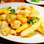 クラフトビアハウスモルト - スルメイカと山芋のフリット