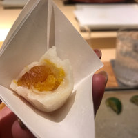 天ぷらあら木 - カラスミ餅