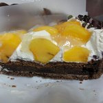 柿とチョコのタルト