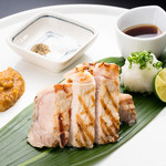 【おすすめ】桜山豚（おうしゃんとん）の網焼き