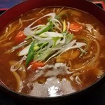 鷹の羽そば処 - カレーそば　870円