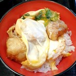 名代富士そば - ミニあんこう柳川丼