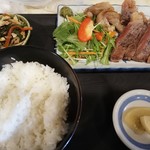 ちゃんこ定食 玉ちゃん - 黒毛和牛ステーキ1000円