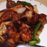 全家福 - 鶏肉の黒酢炒め