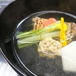 つる由 - 鴨ツミレと魚とダブルスープ