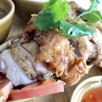 シンガポール海南鶏飯 - チキンこんな感じ