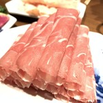 火鍋 小肥羊 - 上級ラム肉 並皿880yen