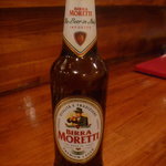 伊酒屋 燦 - イタリアのビール「モレッティ」　女性にも人気