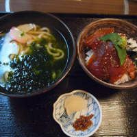 藤よし 堺駅前店 - 【ランチ】 鉄火丼＋うどん　