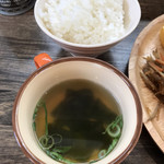アルバーチョ - 御飯とスープ
