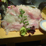 小川の魚 - 岩魚（イワナ）刺し