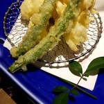 万風 - 百合根の天婦羅