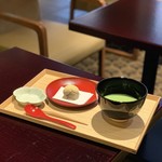 猪名野茶房 - お抹茶と生菓子のセット