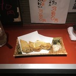 立ち呑み処たまりば琥太郎 - 牡蠣天麩羅380円