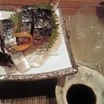 味と和香奈 - しめ鯖。臭み少なく青魚系苦手な人も是非食べてみる価値有。