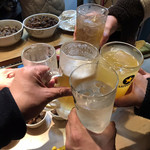 そうや - 6人揃って、再度乾杯！