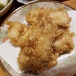 季節料理 すい舎 - 特大穴子の天ぷら
