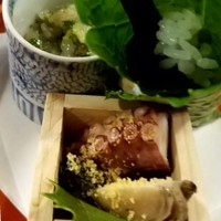なる屋 - タコ･とこぶし ワサビ葉椎茸寿司
