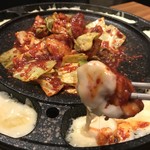 COSARI NEW KOREAN TABLE TOKYO - チーズフォンデュダッカルビ