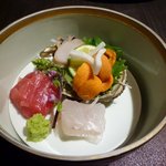 登別温泉郷 滝乃家 - 向附 雲丹が！