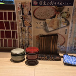 味奈登庵 - コンディメンツ。