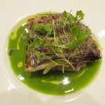 御影 ジュエンヌ - お魚料理～太刀魚と菜の花のソース