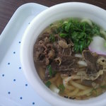 せらワイナリー夢高原市場 - 肉うどん 450円