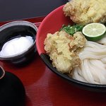 極楽うどん TKU - 鶏玉ぶっかけ （￥790）