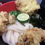 極楽うどん TKU - 鶏玉ぶっかけ （￥790）