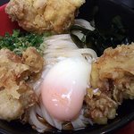 極楽うどん TKU - 鶏玉ぶっかけ （￥790）